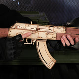 Quebra Cabeças 3D - Rifle de Brinquedo AK-47 Automático
