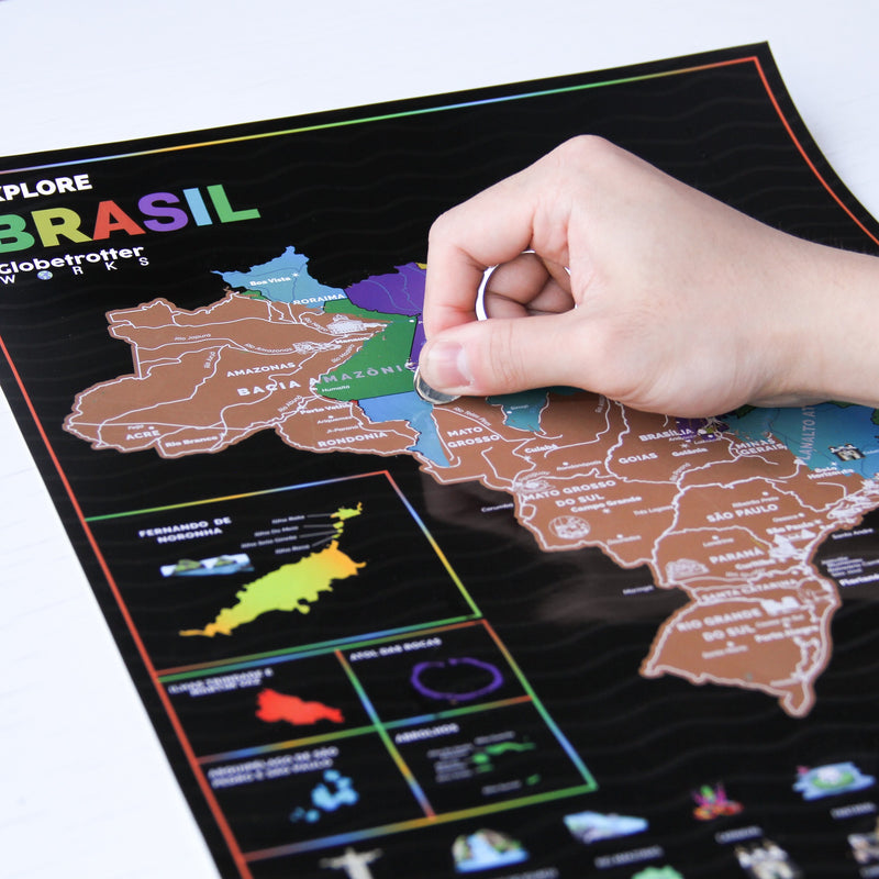 Mapa do Brasil para Raspar