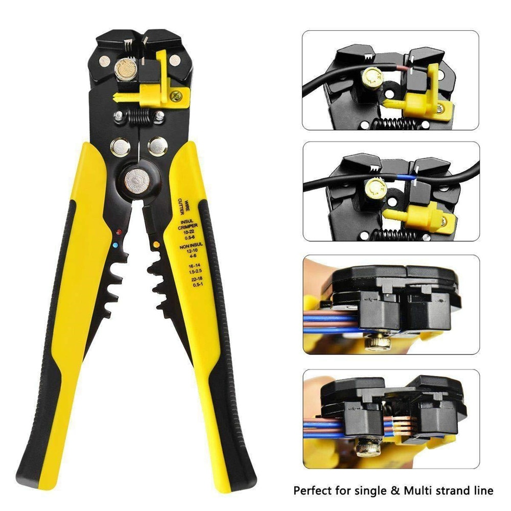 Alicate Crimpador Decapador Fios ferramentas reparos multifuncional alicate terminal alicate automático acessórios para casa ferramentas para casa loja hori