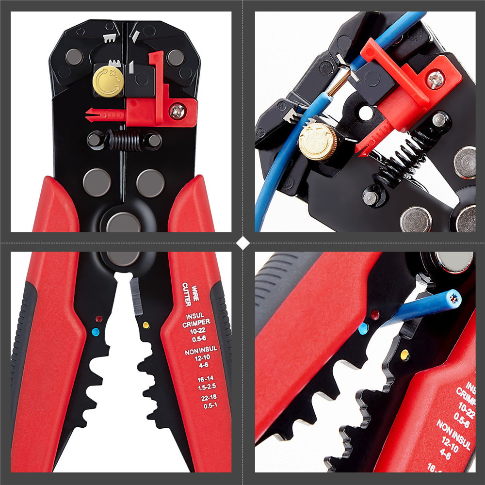 Alicate Crimpador Decapador Fios ferramentas reparos multifuncional alicate terminal alicate automático acessórios para casa ferramentas para casa loja hori